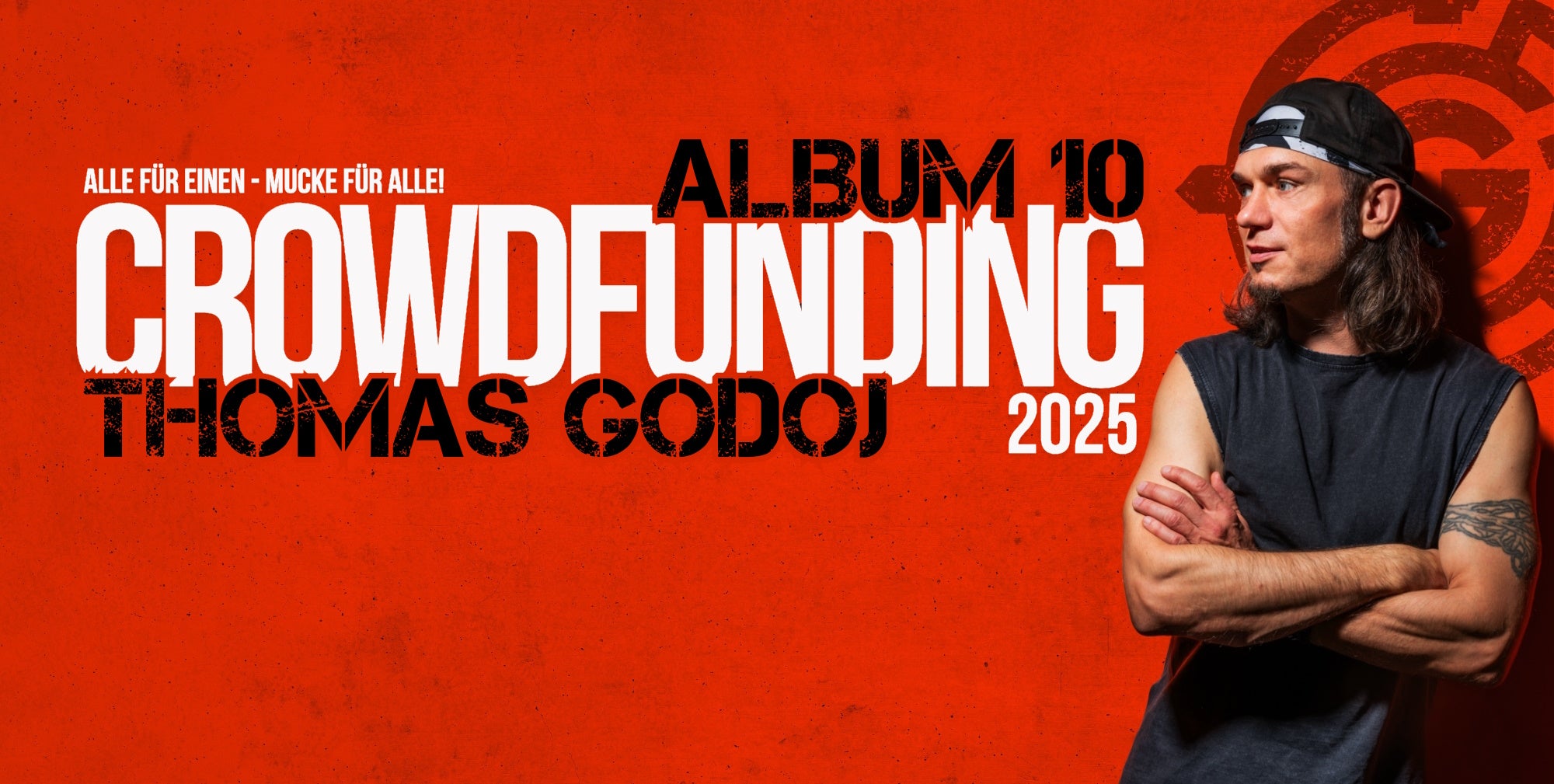 Thomas Godoj Album 10 Crowdfunding 2025 - Alle für einen - Mucke für alle