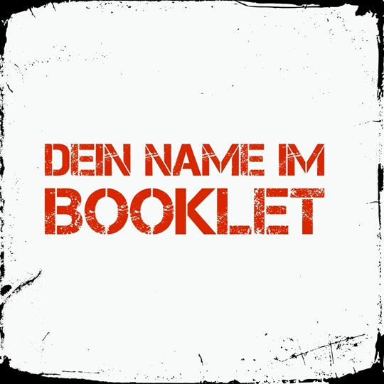 Dein Name im Booklet