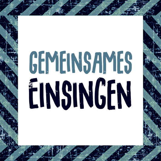 Gemeinsames Einsingen eines Backing-Chores für das Album